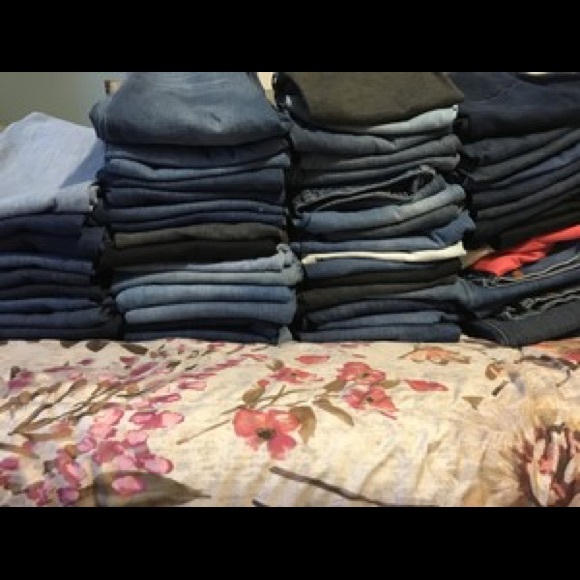 Dark Blue Women's Berlin Denim Skinny Jeans - Picture 8 of 8